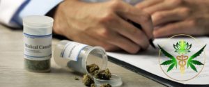 doctor writing medical marijuana certification