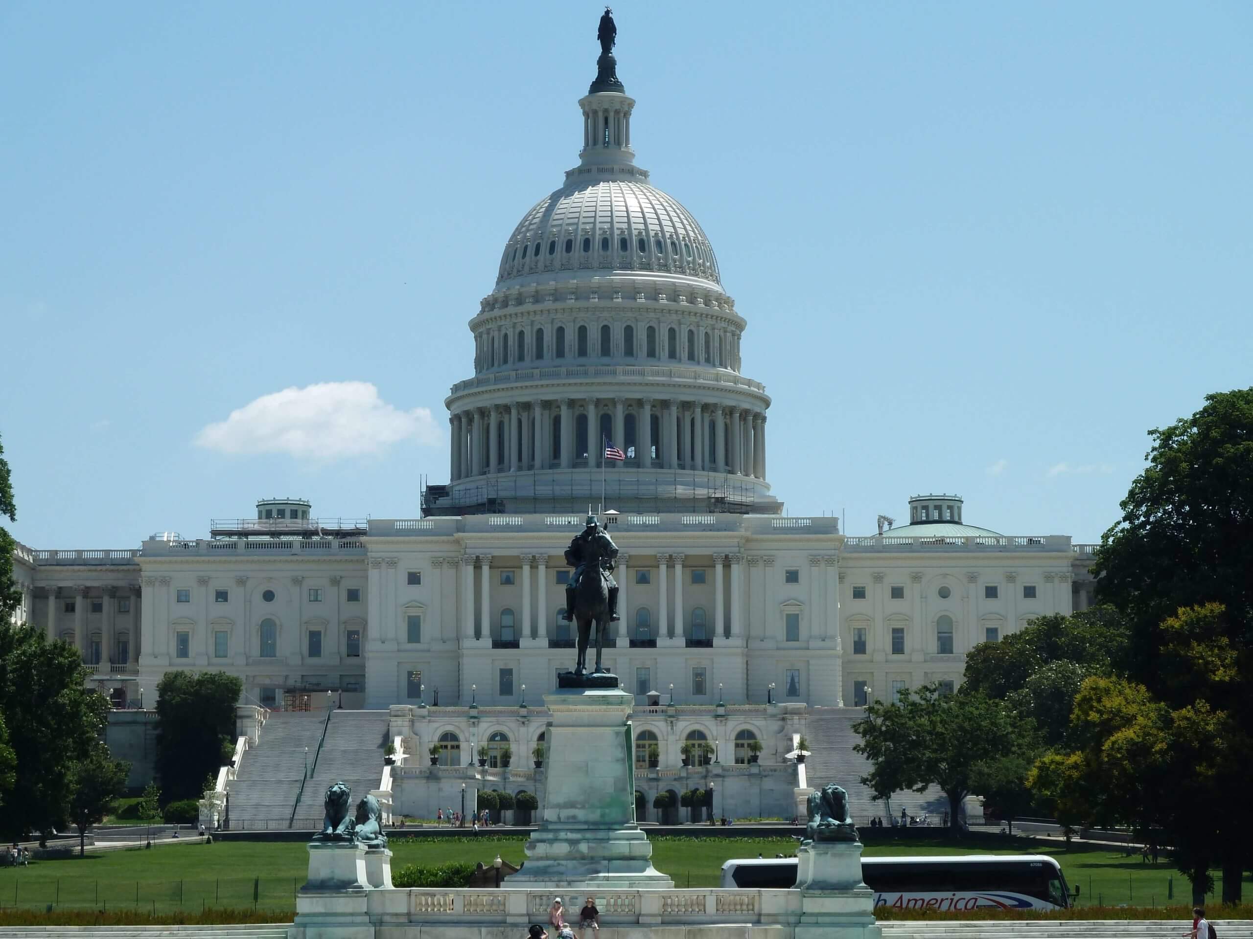 U.S. Capitol facade at daytime