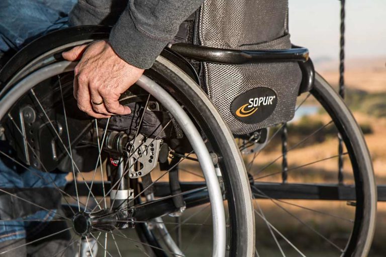 Person in wheelchair