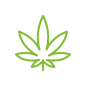 Icon of a marijuana leaf