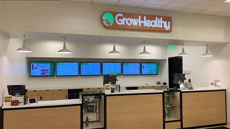 Interior of a GrowHealthy location representing a Medical Marijuana Dispensary in Florida