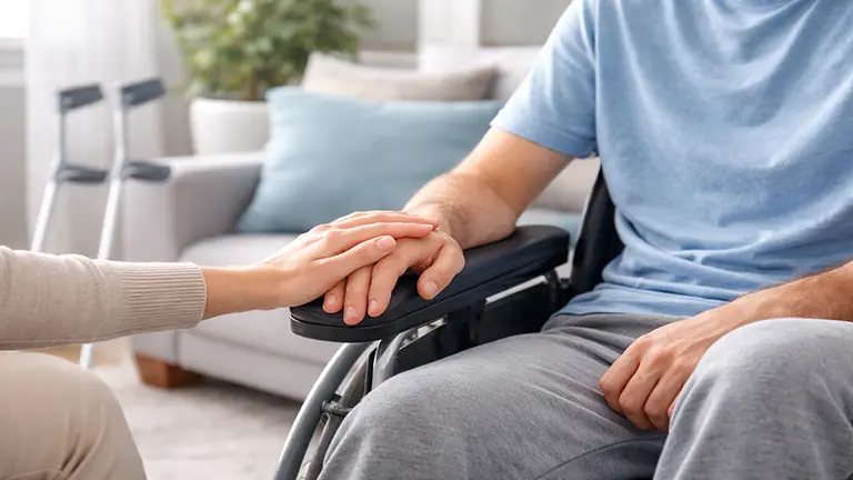 Supportive care and assistance for patients living with different types of muscular dystrophy.