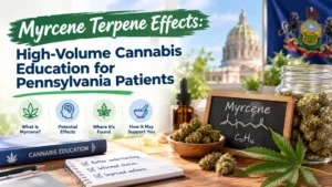 Myrcene terpene effects and cannabis education for Pennsylvania medical marijuana patients.